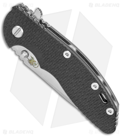 Hinderer Knives XM-18 3.5 Spanto Flipper Knife Black G-10 (3.5" SW S45VN )