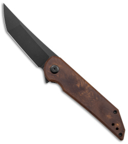 Jake Hoback Radford Frame Lock Knife Golden Dragon Juma (3.5" Black Stonewash)