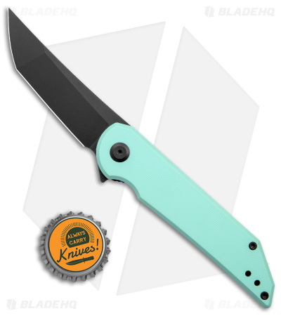 Jake Hoback Radford Frame Lock Knife Robbin Egg Blue G-10 (3.5" Black Stonewash)