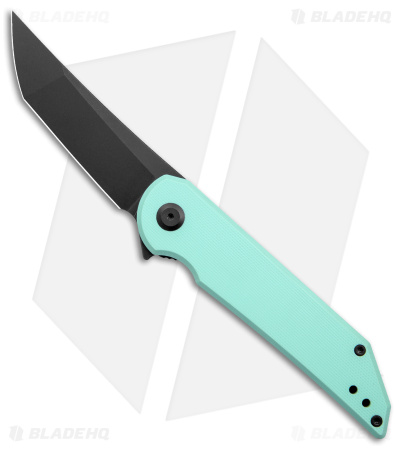 Jake Hoback Radford Frame Lock Knife Robbin Egg Blue G-10 (3.5" Black Stonewash)