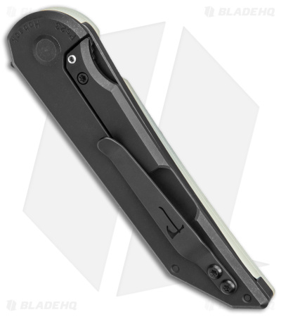 Jake Hoback Radford Frame Lock Knife Jade G-10 (3.5" Black Stonewash)