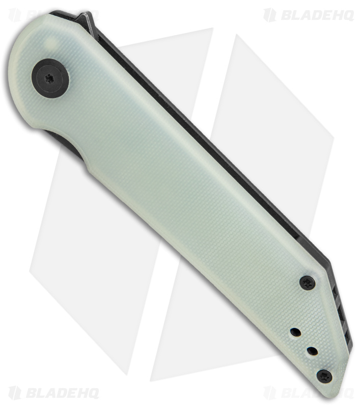 Jake Hoback Radford Frame Lock Knife Jade G-10 (3.5" Black Stonewash)