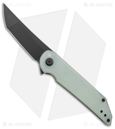 Jake Hoback Radford Frame Lock Knife Jade G-10 (3.5" Black Stonewash)