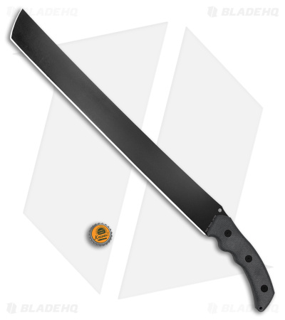 Hoback Knives The Way Machete Black Micarta (18" Black) HOB034B