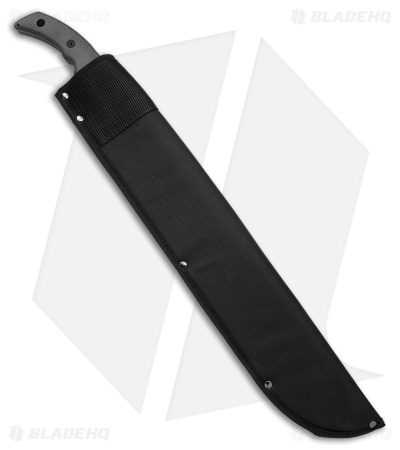 Hoback Knives The Way Machete Black Micarta (18" Black) HOB034B