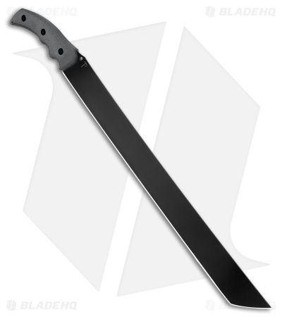 Hoback Knives The Way Machete Black Micarta (18" Black) HOB034B