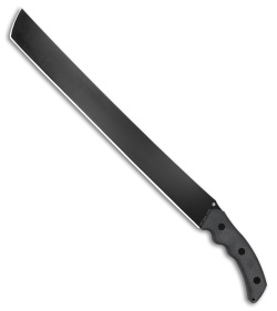 Hoback Knives The Way Machete Black Micarta (18" Black) HOB034B