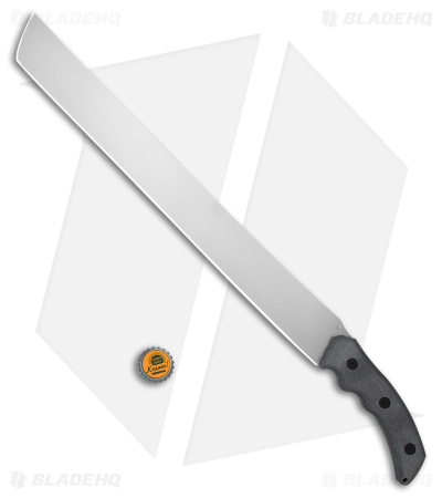 Hoback Knives The Way Machete Black Micarta (18" Stonewash) HOB034