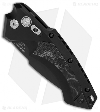 Hogue Knives EX-A05 Spear Point Automatic Knife Black G-Mascus (3.5" Black)