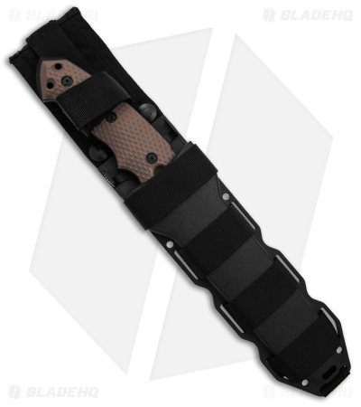 Hogue Knives EX F01 Large Tanto Fixed Blade Brown G-10 (7" Black A2) 