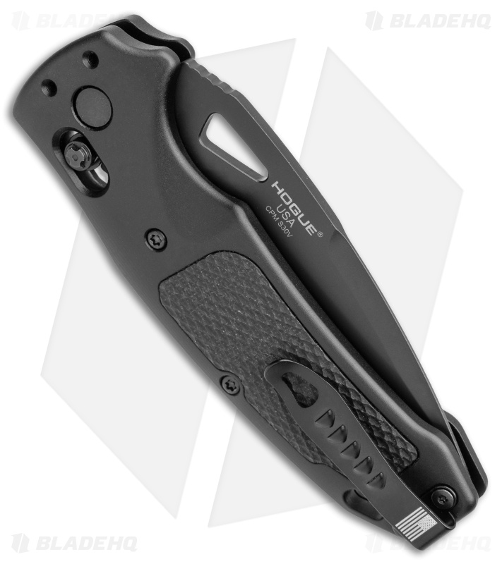 Hogue SIG K320 AXG Manual Folding Knife Black Aluminum/G-10 (3.5" Black)