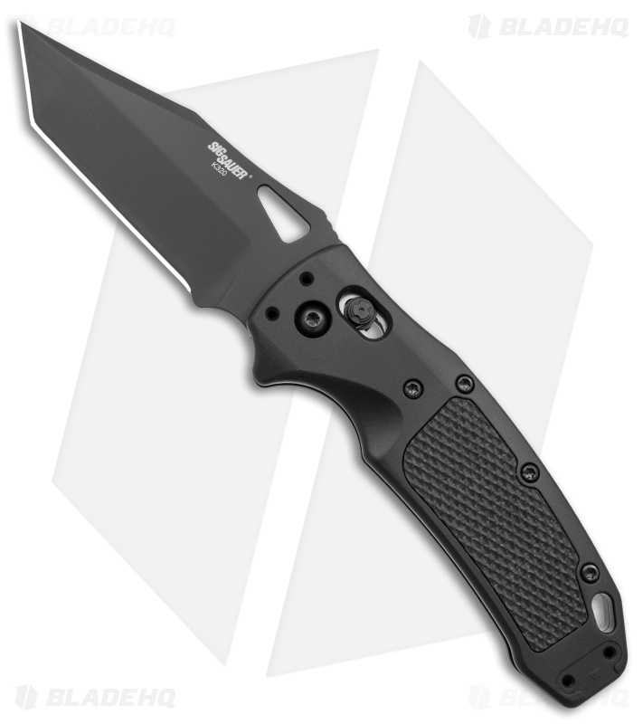 Hogue SIG K320 AXG Tanto Knife | Black G-10 - Blade HQ