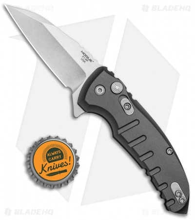 Hogue X1 Microflip Wharncliffe Flipper Knife Matte Gray (2.6" SW) 24162