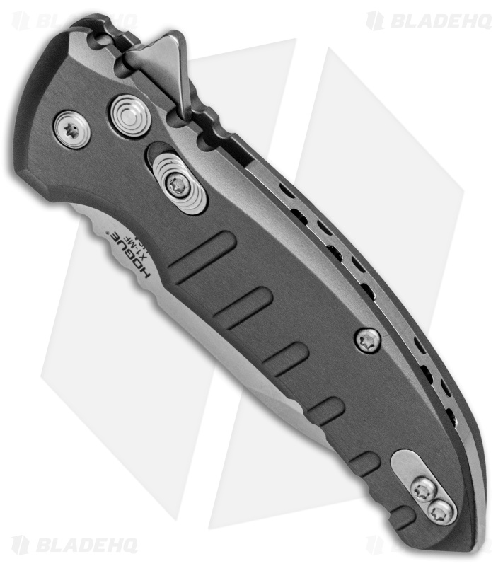 Hogue X1 Microflip Wharncliffe Flipper Knife Matte Gray (2.6" SW) 24162