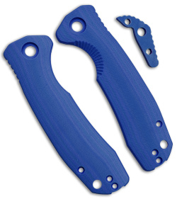 Honey Badger Knives Medium Handle Set Blue G-10