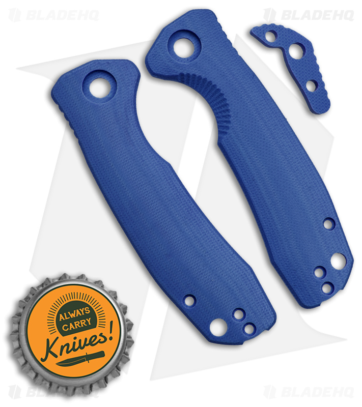 Honey Badger Knives Small Handle Set Blue G-10