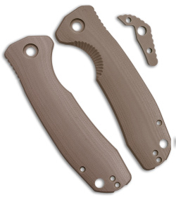 Honey Badger Knives Large Handle Set Desert Tan G-10