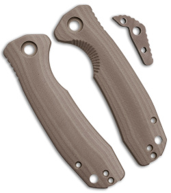 Honey Badger Knives Medium Handle Set Desert Tan G-10