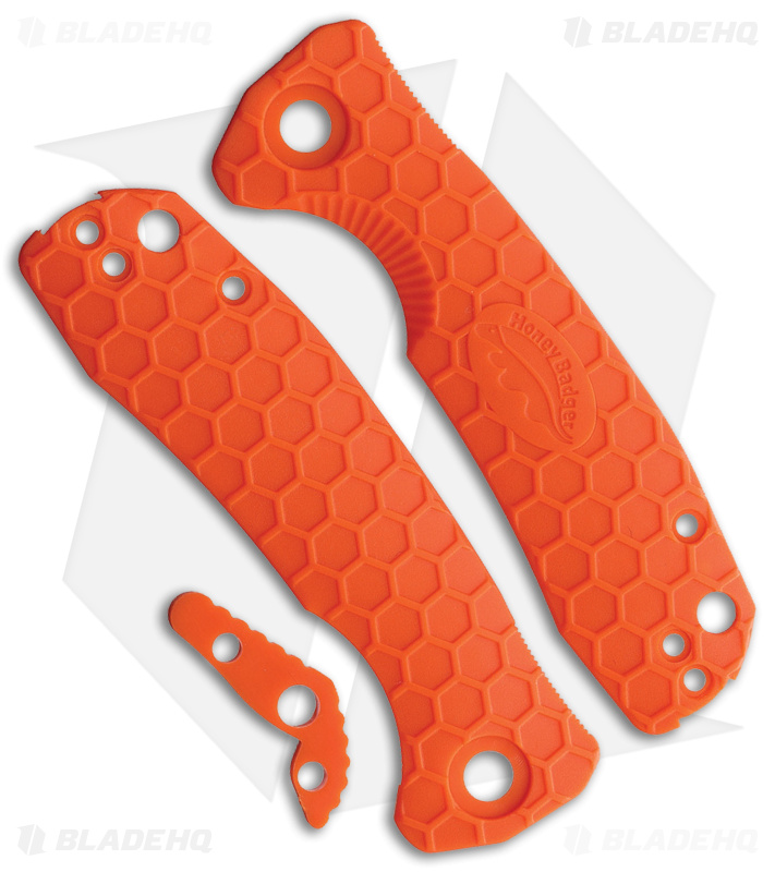 Honey Badger Knives Small Handle Set Orange FRN 