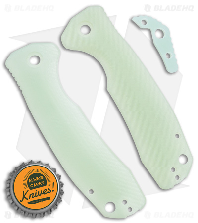 Honey Badger Knives Large Handle Set Jade G-10