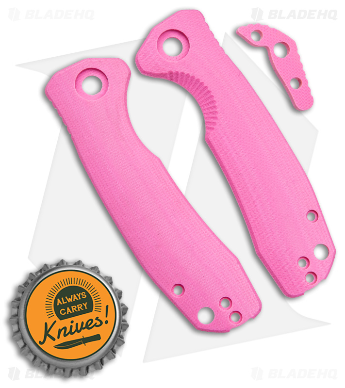 Honey Badger Knives Small Handle Set Pink G-10