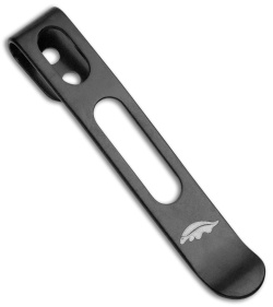 Honey Badger Knives Large Stainless Steel Pocket Clip (Black) 