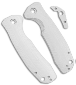 Honey Badger Knives Large Handle Set White G-10