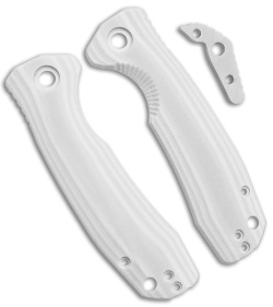 Honey Badger Knives Medium Handle Set White G-10