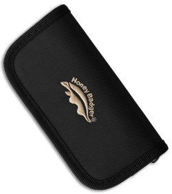 Honey Badger Knives Zipper Pouch Black