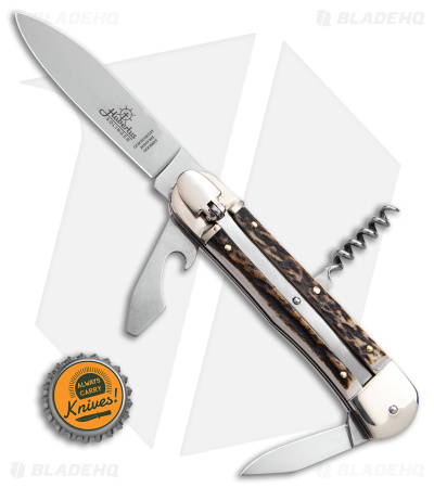 Hubertus 7.75" Large Lever Lock Automatic Knife (3.4" Satin)