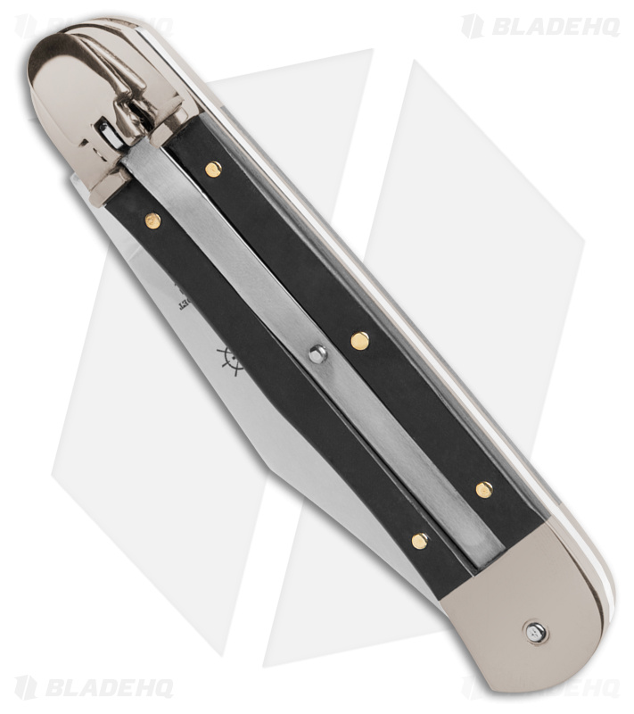 Hubertus 7.75" Lever Lock Rosewood Automatic Knife (3.375" Satin)