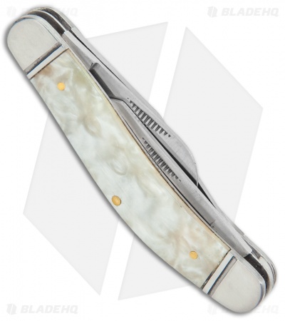  Imperial  Schrade Pocket Knife Cracked Ice Marble (2.5"  Stainless Steel)
