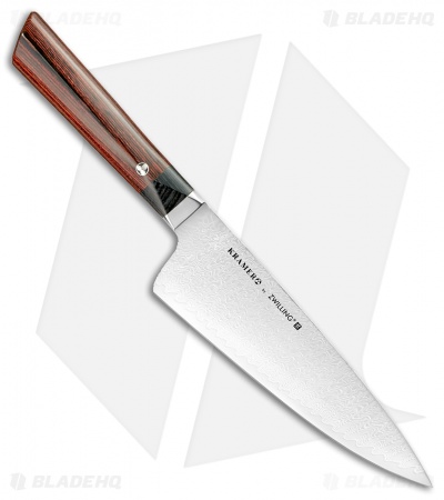 Kramer by Zwilling Meiji 8" Chef Knife Pakkawood (8" Damascus) J.A. Henckels