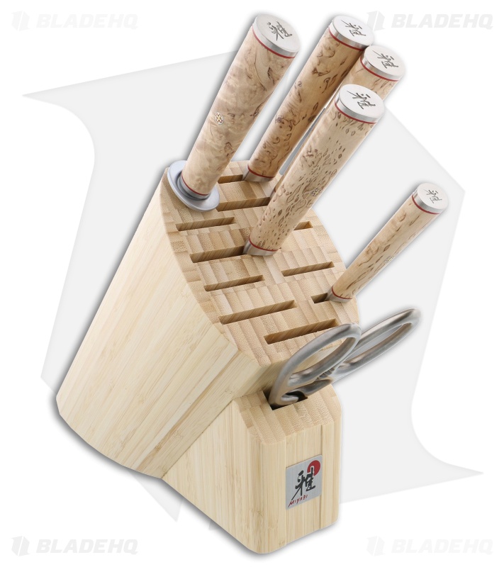 Miyabi Birchwood 7 Piece Kitchen Knife Set | Blade HQ