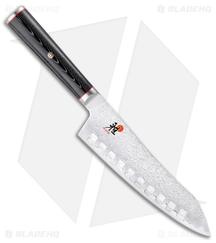 Miyabi Kaizen 7" Hollow-Edge Rocking Santoku Kitchen Knife