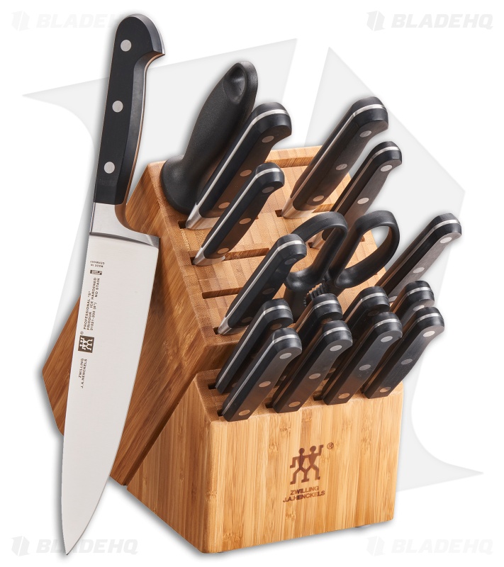 Zwilling J.A. Henckels Pro S. 18 Piece Block Set Kitchen Knives
