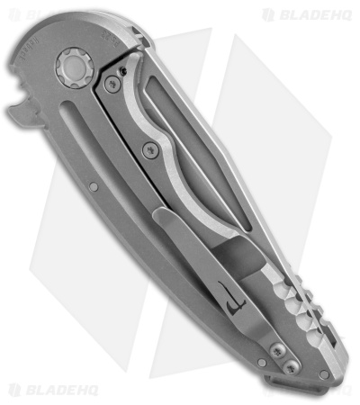 Jake Hoback Knives Husky Frame Lock Knife Titanium (3.75" SW) 