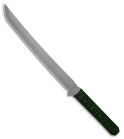 Jake Hoback Knives Kwaichete Fixed Blade Knife Green Cord/Stingray (12"SW)