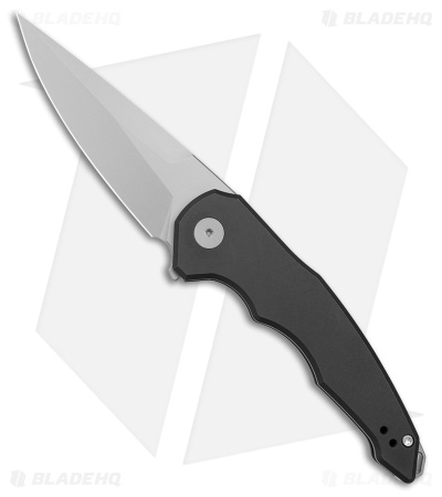 Jake Hoback Knives OneSam Frame Lock Knife Black SW Titanium(3.25" Stonewash)