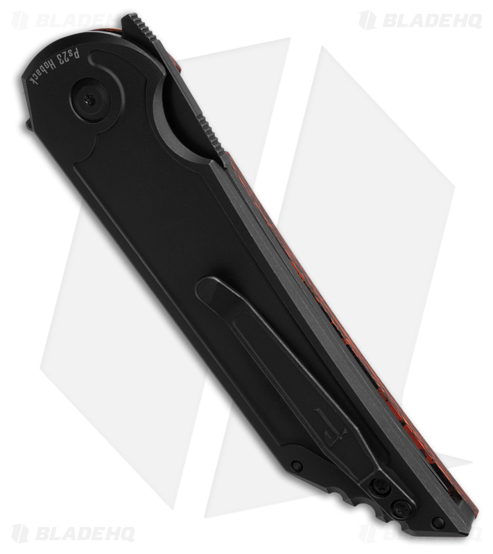 Jake Hoback Kwaiback Knife Orange FatCarbon (DLC) - Blade HQ