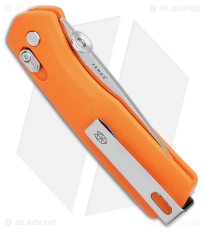 The James Brand The Carter Ambi-Slider Knife Orange (2.8" Satin)