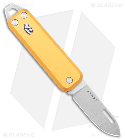 The James Brand The Elko Slip Joint Keychain Knife Canary (1.6" Satin)