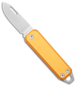 The James Brand The Elko Slip Joint Keychain Knife Canary (1.6" Satin)