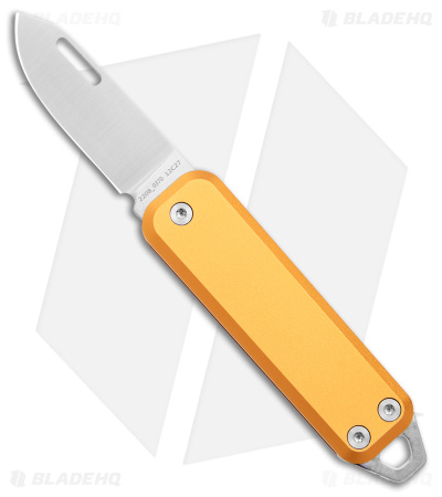 The James Brand The Elko Slip Joint Keychain Knife Canary (1.6" Satin)