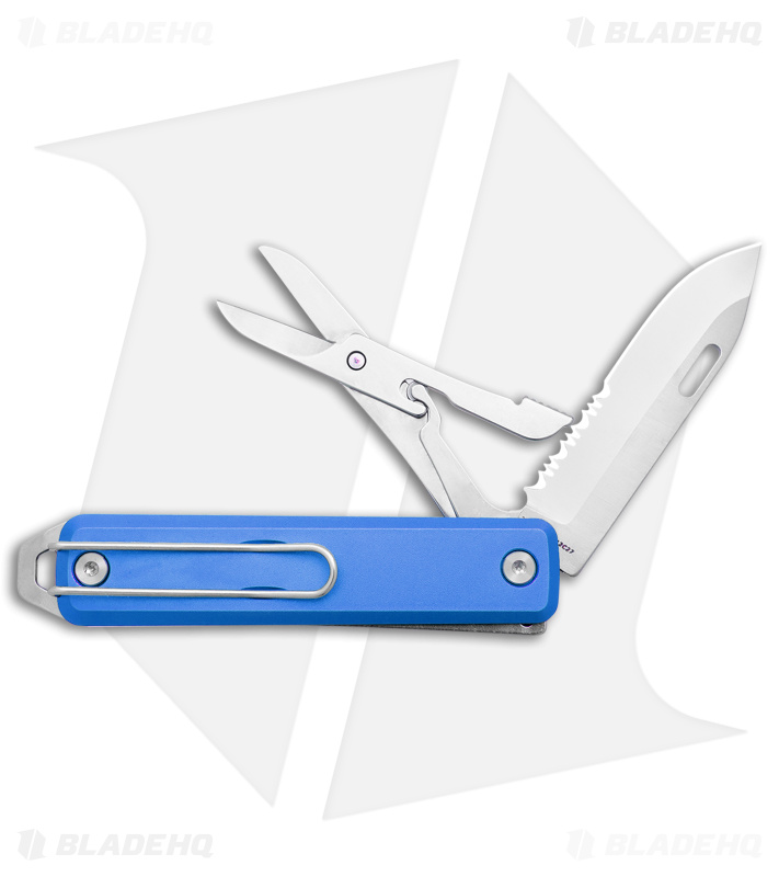 James Brand The Ellis Lockback Cerulean (Serr) - Blade HQ