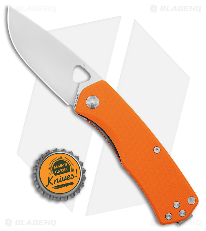 James Brand The Folsom Liner Orange G-10 (Satin) - Blade HQ