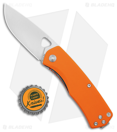 James Brand The Folsom Liner Lock Knife Orange G-10 (2.75" Satin) 