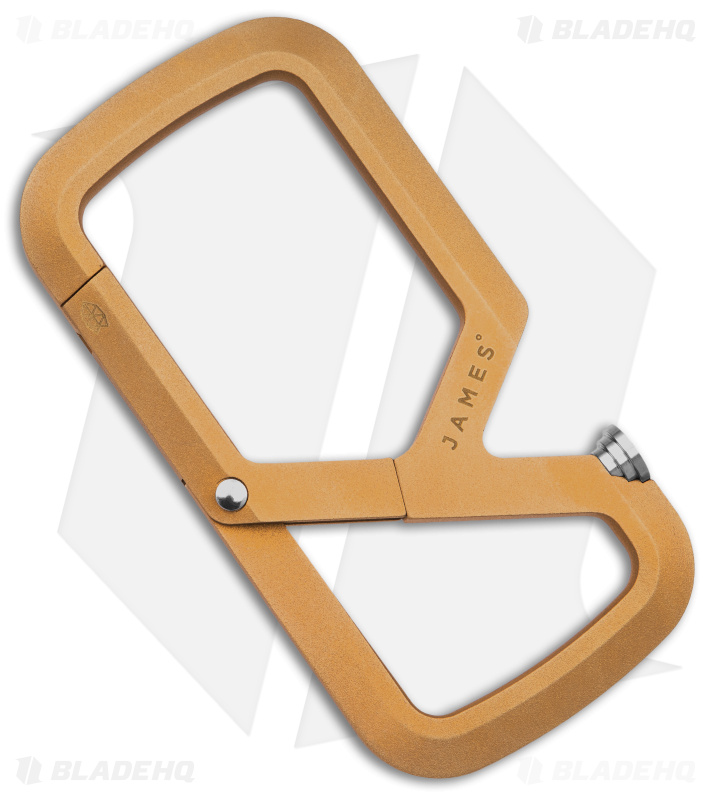 The James Brand The Mehlville Carabiner - Brass - Blade HQ