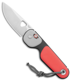 The James Brand The Redstone Slide Lock Knife Primer Gray/Red (2.5" Satin) 