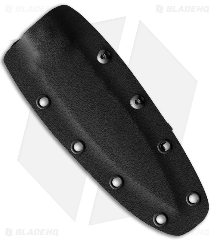 Jason Perry Blade Works Hunter Fixed Blade Spear Knife Black Mic (5" Black) 506